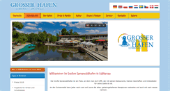 Desktop Screenshot of grosser-kahnhafen.de